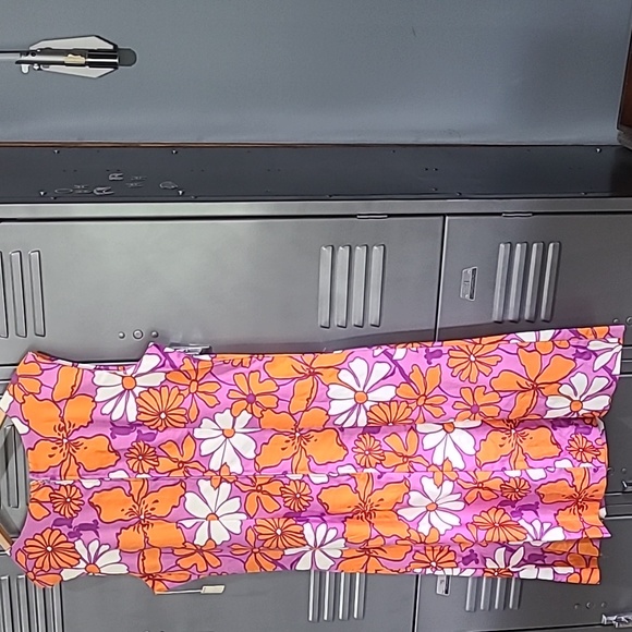 Vintage Shaker Square Floral Print Dress - Picture 6 of 14